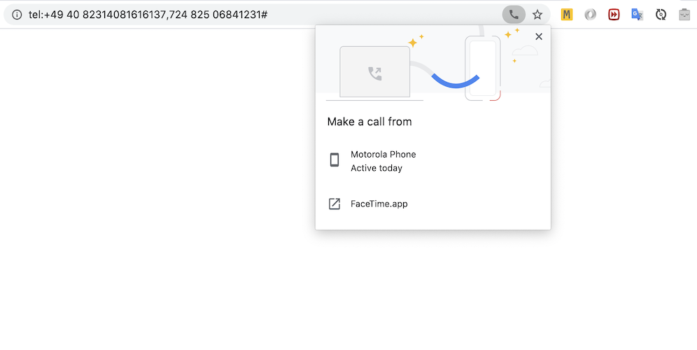 google meet extension screenshot